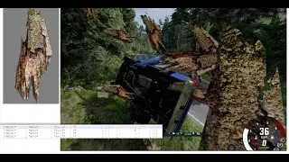 Creating a New Crash into Tree Particle - BeamNG