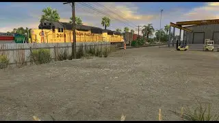 Trainz New Era: USA Union pacific switching layout.
