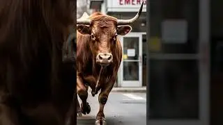 Loyal Bull Saves His Cruel Owner&rsquo;s Life 😢 | Heart Touching Animal Story | #shorts #ai #aiart #story