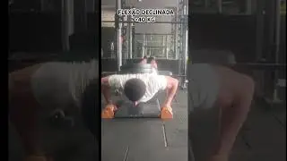 Flex&atilde;o declinada + 40  kg !#gym #calistenia