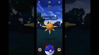 Caught Solrock at Night | Pokemon GO Indonesia Shorts
