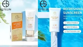 ESTELIN Anti aging Sun Cream SPF90 Sunscreen Review