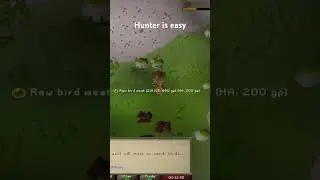 Easiest way to get 99 hunter...#osrs #runescape #slayer #hunter #osrspodcast #gaming