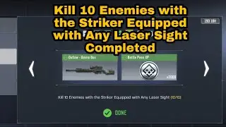 Kill 10 Enemies with the Striker Equipped with Any Laser Sight | SEASONAL Retribution COD Mobile