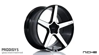 NICHE MODENA | 22X10.5 | GLOSS BLACK MACHINED
