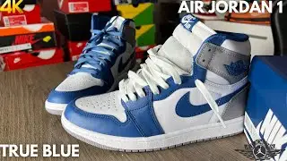 Air Jordan 1 True Blue On Feet Review