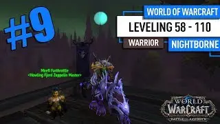 Nightborne Warrior leveling continued - a warrior supposed to heal right? 🤔 - world of warcraft