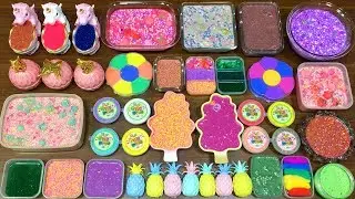 Slime Smoothie Mixing Old Slimes | Satisfying Slime Videos #480