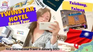TWINSTAR 4-STAR HOTEL | Room Tour ni Quinn in Taichung, Taiwan 🇹🇼