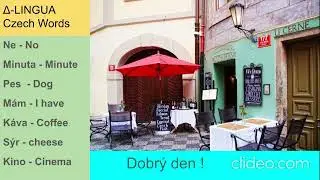 Δ- LINGUA : Czech Language -Czech words ( Lesson # 12 )