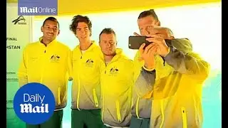 Australian tennis stars in Darwin for Davis Cup - Daily Mail