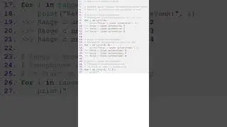 Функция `range` в Python #программирование #coding #python #programminglanguage #pythoncode