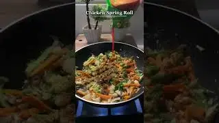 Chicken Spring Rolls Recipe #recipe #springrolls #ramzanrecipes #shorts #shortvideo #chickenrolls