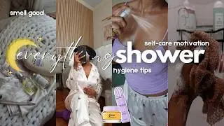 MY *night time* SHOWER & PAMPER ROUTINE | feminine hygiene, staple products + unwind with me