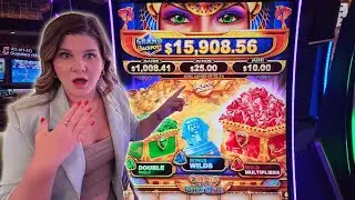 Max Betting the NEW Cleopatra Triple Fortune Slot!