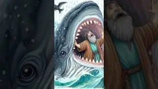 GIANTFISH VS.DISOBEDIENT MAN! 🐋What Happens Inside the Fish?|Jonah &TheWhale#bibleforkids#Biblestory