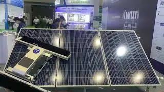 Solar Photovoltaic Clean AI Robot/Solar cleaner/Solar clean equipment/SolarFarm/Solar EPC OM Kwunphi