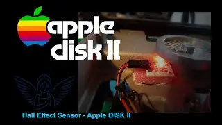 Install hall effect sensor on Apple DISK II drive === Pauline FDC powered by HxC