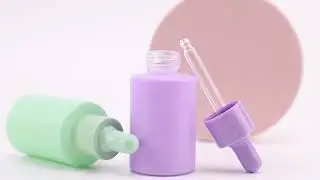 🎨 Macaron-Colored Dropper Bottle &ndash; Flat Shoulder Design, Easy to Use | Jarsking Packaging