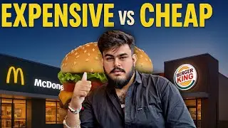 Cheap vs Expensive Burger Challenge 🍔 | Paisa Vasool ya Waste? 🤯| McDonald's vs Burger King 