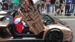 ModBall 2016 London Start Line - Best moments revs and burnouts