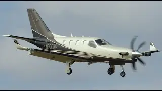 Daher TBM-900 [N900ZP] landing in UAO