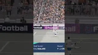 Broke the top corner 💥🤩😉 @erling Haaland