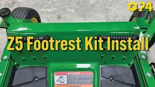 How to Install Footrest Kit on John Deere Z5 Zero Turn Mower