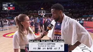 Bryce Cotton post-game interview vs Perth Wildcats - Round 14, NBL26