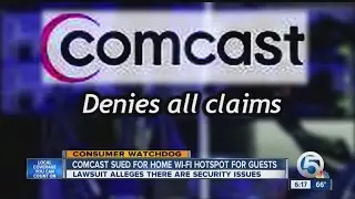 Comcast sued over wireless routers in homes