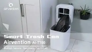 Airvention AI-T300 Automatic Motion Sensor Trash Can #smarttrashcan #SmartHomeGadgets