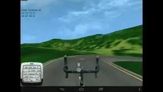 RCR 3D virtual indoor cycling training hill climb challenge workout