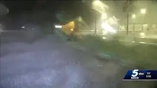 Oklahoma sees strong wind and thunderstorms during overnight severe weather