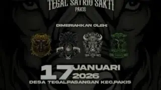 live, bantengan,/lembu mletre /tegal satrio sakti, dan 2 grup lain nya.lokasi tegal pasangan.pakis,