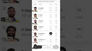 DD vs CSG small league team CSG vs DD drama 11 team DD vs CSG SL team #dream11 #cricket #fantasy