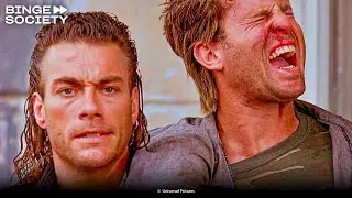 Hard Target: Jean-Claude Van Damme Saves His Girlfriend Scene