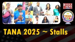 TANA 2025 Stalls | 24th TANA Conference | Telugu Association of North America | Mahaa News USA