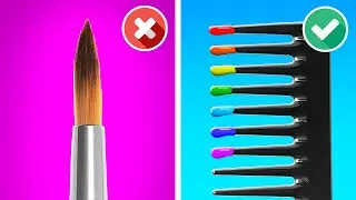 HOW TO PAINT FROM SCRATCH || Smart Painting Hacks And Drawing Tricks To Create A Masterpiece