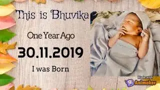 First birthday invitation video
