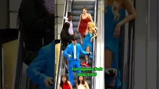 Escalator Dance Prank 4th Of July Edition #funny #dance