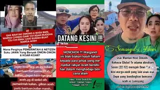 Orang aceh marah dengar suara ibu ibu ini di saat bencana banjir besar di aceh malah menghina 