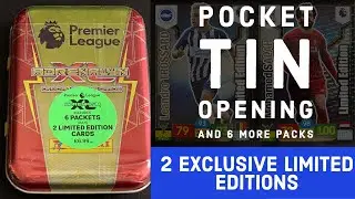 [3.7] POCKET TIN Opening (2 Limited Editions) - Panini Premier League 2019/20 Adrenalyn XL Card Set