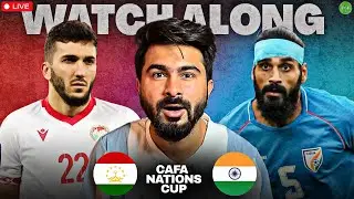 Tajikistan v India CAFA Nations Cup Watchalong LIVE | TFHD
