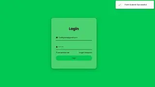 How to Make a Form with Toast Notification Using HTML, CSS & Sweet Alert