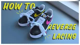 How to Reverse Lacing - Lace it like GDragon - Nike Paranoise 3.0 Airforce 1 low Peaceminusone