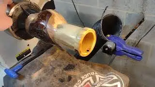 Vessel Turning with Bark Inclusion