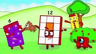 Whoops Numberblock Six and Twelve Fighting to toy and Numberblock One crying 
