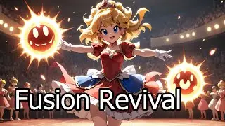 Fireballing poll dancing princess(Super Mario Fusion Revival)world 4