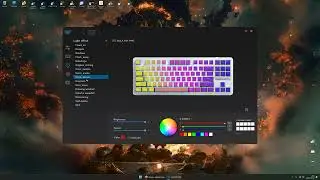 Aula F87 wireless gaming keyboard software quick overview