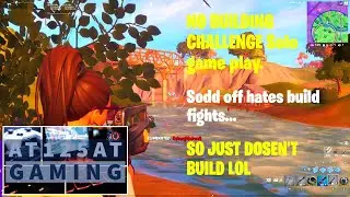 FORTNITE | SOLO |  Sodd off NO BUILD challenge.  Go at it no building allowed solo challenge #1